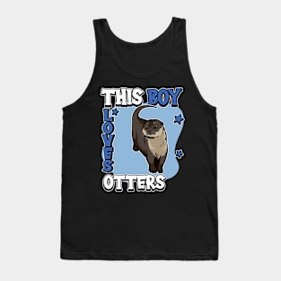 Sea Otter This Boy Loves Otters Tank Top